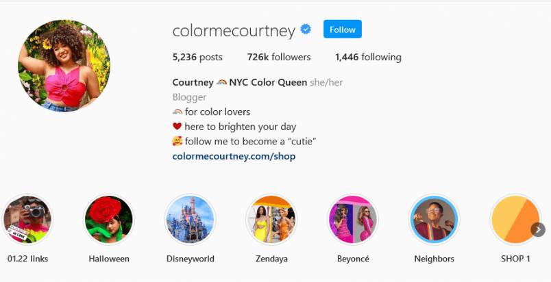 Courtney Quinn aka Color Queen