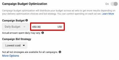 Facebook Budget Optimization