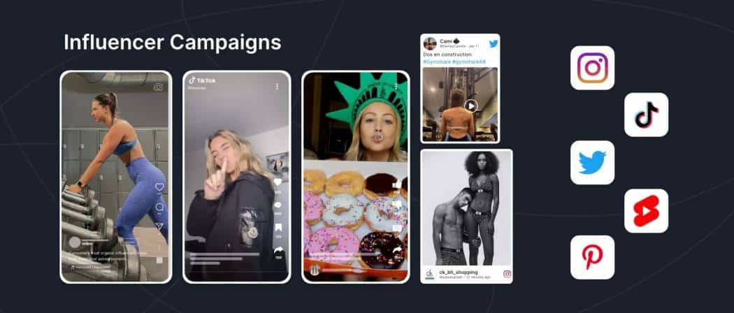 Influencer Campaign Across Multiple Channels