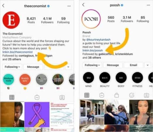 Instagram Strong Call to Action