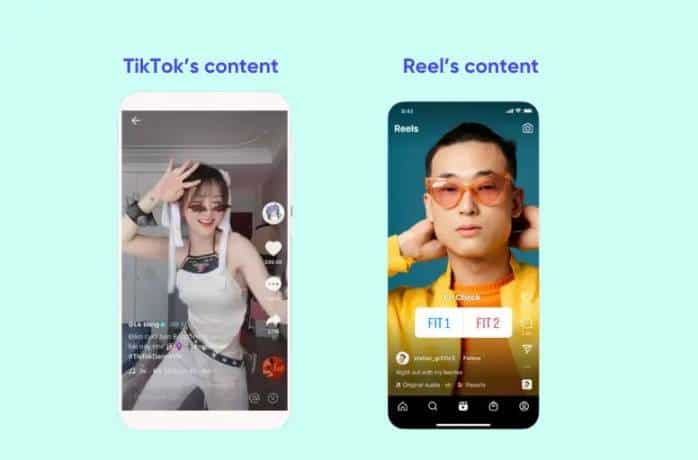 Tik vs Instagram Content